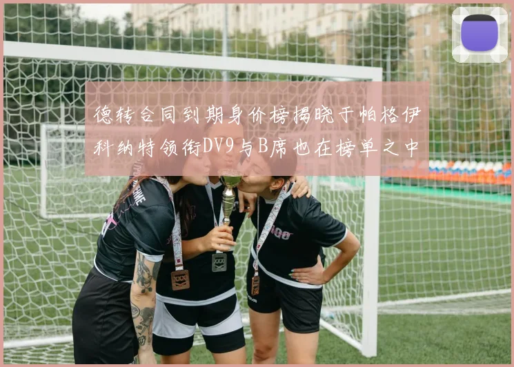 德转合同到期身价榜揭晓于帕格伊科纳特领衔DV9与B席也在榜单之中